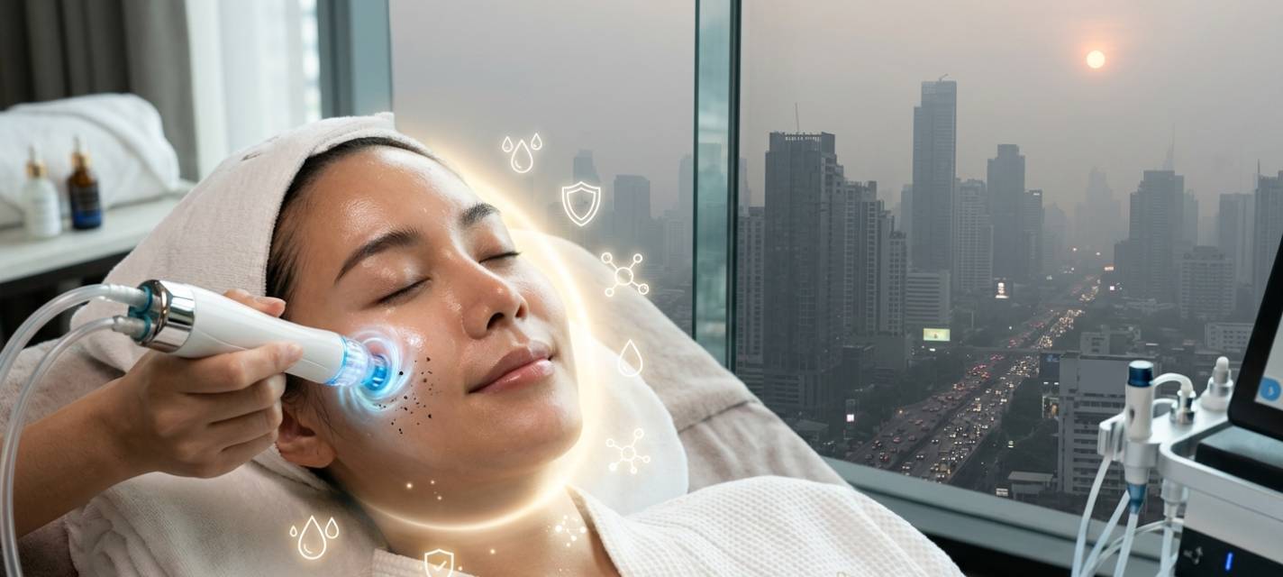 How Pollution Affects Your Skin and What Hydrafacial Does About It
